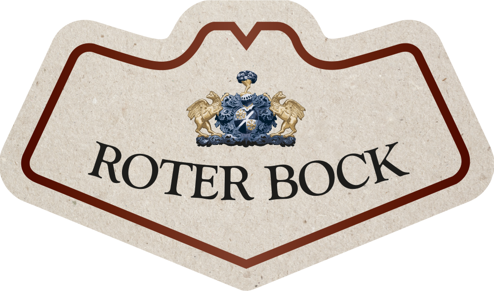 Hals-Etikett Roter Bock Brauerei Greifenklau Bamberg Hals-Etikett Roter Bock Brauerei Greifenklau Bamberg