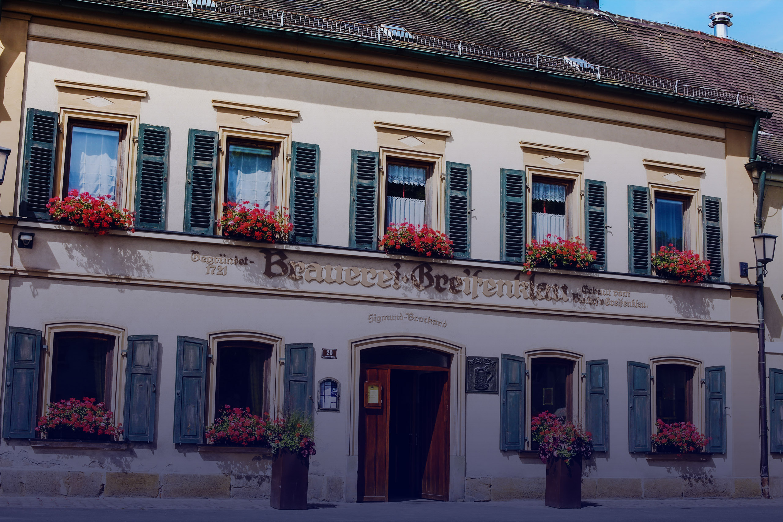 Hausansicht Brauerei Greifenklau Bamberg